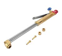 Chalumeau Coupeur Oxygène Acétylène, Poignée de Soudage 50cm Résistante et Universelle, Vanne de Pression Équilibrée pour Travail du Métal, Chantier et Voyage, Tuyau de Soufflage en Inox