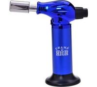 Chalumeau de Cuisine Professionnel - Brûleur de Cuisine 18,5 cm - Rechargeable - Double Flamme Réglable - Blueflame - Utiliser avec du butane - Pour la Crème Brûlée, les Pâtisseries, les Desserts, la 