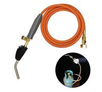 Chalumeau de soudage professionnel en cuivre avec tuyau de 2 m pour travaux de soudage, brasage et plomberie, brûleur à gaz robuste