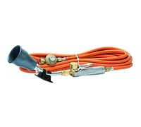 Chalumeau - Décapeur Thermique - Chalumeau Soudure - Chalumeau Oxygène - Lampe à Souder - Pack TITANE Spécial Relevés Composé d'1 brûleur + 1 Col + 1 Manche + 10 m de Tuyau + 1 Détendeur - EXPRESS