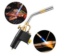 Chalumeau MAPP au Propane - Torche à Gaz à Allumage Automatique, Flamme Réglable, pour Plomberie Soudure Brasage