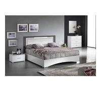 FADILY - Chambre 140x190cm avec Commode et Chevets