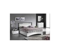 Chambre 160x200cm avec Commode et Chevets - FADILY -