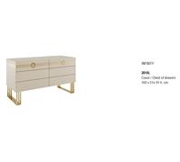 Chambre à coucher Bois Design Buffet Side Nouveau Commode Armoire Étagère Commodes de Luxe