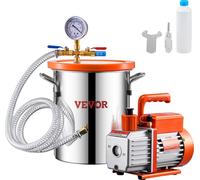 chambre à vide 11,36L 3,5CFM Pompe à vide à un étage Vacuum Pump Kit 260ml