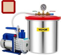 Chambre à vide avec pompe Kit chambre à vide 5 gal 5 CFM 1/3 HP à un étage