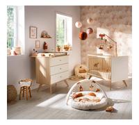 Chambre Bébé Complète , Lit 120x60 Et Commode À Langer - Camille Vanille TU