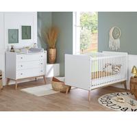 Chambre Bébé Duo Gaïa Blanc / Chêne TU