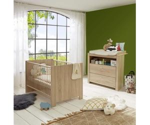 Chambre Bébé Duo Lit 70 x 140 cm, Commode à Langer, Olivia Chene, Trend Team
