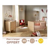 Chambre bébé, Lit bébé évolutif et Commode à langer - ARTY