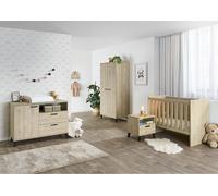 Chambre bébé ou enfant DANAÉ, lit 60x120 évolutif en 90x200, armoire, commode à langer et chevet