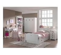 Chambre Complète Enfant 6P ""Amori"" Blanc