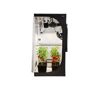 VEVOR Chambre de Culture 100x100x200 cm Tente de Culture Kit Complet avec Éclairage LED Spectre Complet, Système Ventilation, Mylar 600D Hautement Réfléchissant, pour Plantes Intérieur Fleurs Légumes