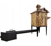 Chambre de fumage Fumoir de jardin Fumoir en bois 125x50x50cm