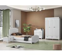 Chambre de jeune complète Set de chambre d'enfant Armoire Commode Lit 4pcs. Nouveau
