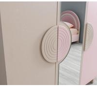 Chambre de jeunes Chambre d'enfants Armoire Armoires Rosa Armoires Meubles modernes