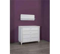 Chambre d'enfant 3pcs Set Chambre à coucher Armoire Commode Chambre de jeunes Meubles Nouveau