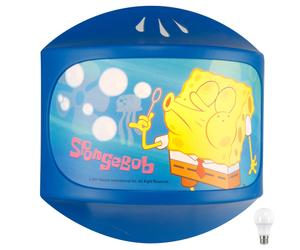 Chambre d'enfant Lampe murale Bob l'Éponge éclairage filles garçons en kit, ampoules LED incluses