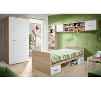 Chambre d'étudiant EMAN 1 - chêne sonoma / blanc