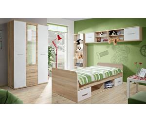 Chambre d'étudiant EMAN 3 - chêne sonoma / blanc