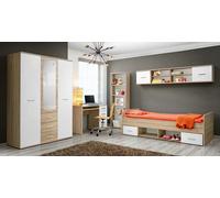 Chambre d'étudiant EMAN 4 - chêne sonoma / blanc