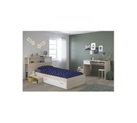 Chambre enfant complete Tete de lit lit bureau Style contemporain Décor acac