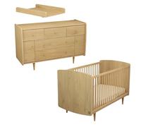 Sauthon - Chambre My Love - Lit évolutif 70 x 140, commode et plan à langer