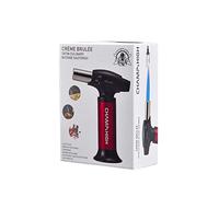 CHAMP HIGH - Chalumeau de Cuisine essionnel - Brûleur de Cuisine 15,5 cm - Flamme Réglable - Crème Brûlée, les Pâtisseries, les Desserts, le Camping - métal - Rouge