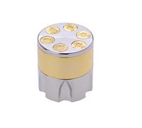 CHAMP HIGH - Grinder Bullet Grinder - Moulin à Herbes et Épices - en Aluminium avec Tamis - Couvercle Magnétique - 4 pièces - Design Original - 42 mm
