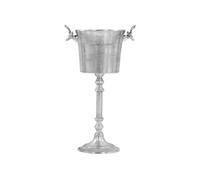 Champagnekoeler 39x29x71 cm massief aluminium zilverkleurig246517