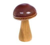 Champignon chalet marron 22 cm