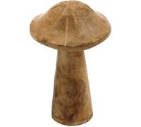 Champignon déco en manguier 15 x 12 cm