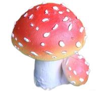 Champignon décoratif en résine fabriqué à la main pour moule - Décoration esthétique pour intérieur et extérieur dans les terrariums, les jardins féériques et les petits espaces (A)