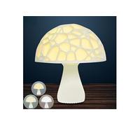 Champignon Lune Lampe Champignon 3D Lampe Décoration Night Light Pat Lumière Kiliaadk340 Blanc G
