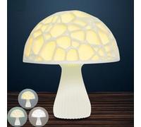 Champignon Lune Lampe Champignon 3D Lampe Décoration Night Light Pat Lumière wedazano340 G