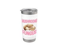 Champignons de bouton parmi nous Gobelet isotherme en acier inoxydable double paroi