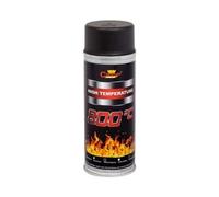 CHAMPION COLOR - Peinture en spray haute température 400ml noir - Réf. 99981