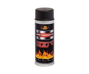 CHAMPION COLOR - Peinture en spray haute température 400ml noir - Réf. 99981