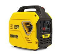 Champion Power Equipment The Mighty Atom 9200i-EU Générateur électrique 2200 W Inverter essence 58 dBA - 7 m de distance, prise 12 V CC et adaptateur USB double port pour camping et extérieur