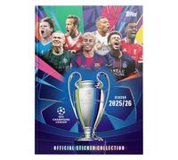 Champions League Stickers 25/26 - Album à couverture rigide (un album de 76 pages plus 18 autocollants)