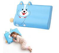 champracer Schlummerkids Coussin original, pour enfant, pour une meilleure santé et une meilleure santé, ergonomique, coussin aux animaux kawaii, respirant et doux pour la peau, avec taie d'oreiller,