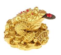Chanceux Argent Grenouille, Crapaud Feng Shui Coin Charm Chinois pour La Prospérité Décoration Cadeau
