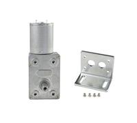 CHANCS 370WG 12V DC 230RPM DC moteur à vis sans fin moteur à vis sans fin support de montage en métal de haute dureté