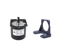 CHANCS 60KTYZ moteur à engrenages synchrone AC 220-240V 2.5-3r/min contrôle Couple CW/CCW 80Kgf.cm avec 1PC moteurs à engrenages support de montage support de siège fixe