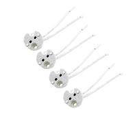 CHANCS douille ronde en céramique MR16 GU5.3 pour ampoule halogène/adaptateur douille LED GU5.3 4PCS