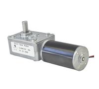 CHANCS Moteur à engrenage en métal DC 12V 3RPM Turbo moteur à vis sans fin pour compteur, coffre-fort