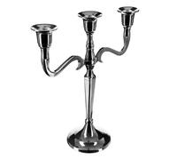 Chandelier 3 Têtes en Métal "Lumos" 27cm Argent