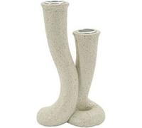 Bougeoir Mauro Ferretti Stons Beige 10x6,5x17,5 cm