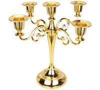 Chandelier Métallique Antique pour Salon pour déco Chandelier | Design 5 têtes pour versatile, parfait mariages, dîners aux chandelles, événements formels, stabilité accrue
