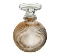 Chandelier Vase en Verre Malik 23cm Taupe